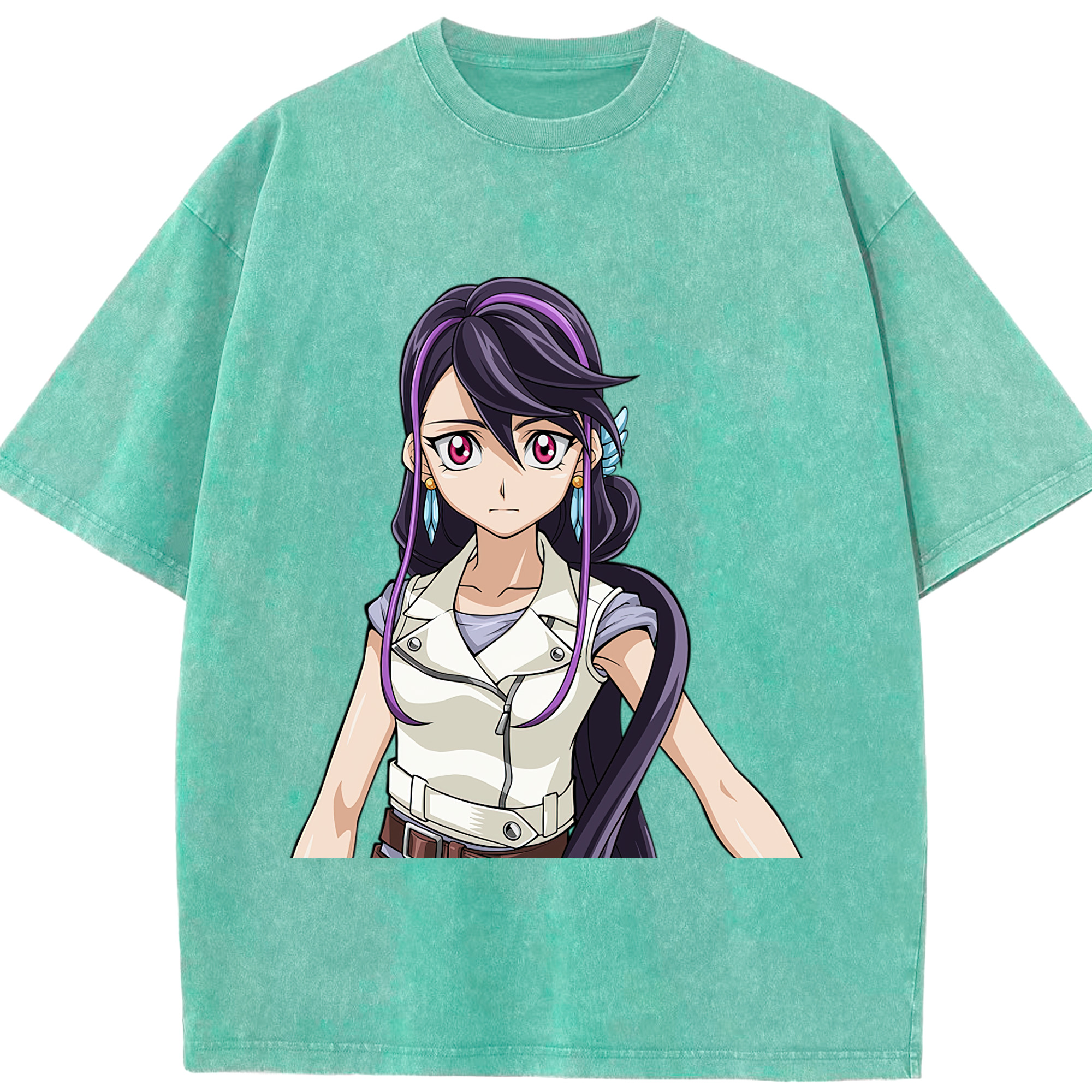 （画像用） 遊☆戯☆王 Yu-Gi-Oh! 綿100% ヴィンテージ風 半袖Tシャツ（フロントプリント）